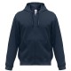 Толстовка мужская Hooded Full Zip темно-синяя, размер XL