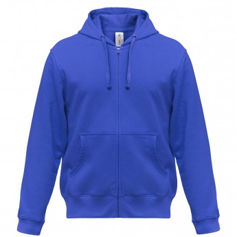 Купить Толстовка мужская Hooded Full Zip ярко-синяя, размер XL