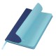 Ежедневник недатированный, Portobello Trend, Latte NEW, 145х210, 256 стр, синий/бирюза (срез)