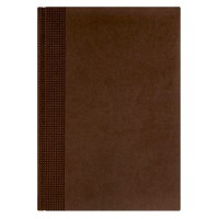Ежедневник VELVET, А5, датированный (2020 г.), коричневый