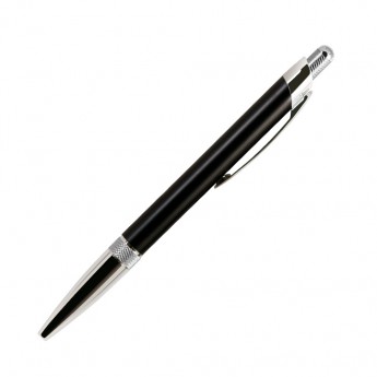 Купить Шариковая ручка, Bali, корпус- алюминий, покрытие черный/серебр., отделка - хром. детали