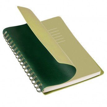 Купить Ежедневник недатированный, Portobello Trend, Vista, 145х210, 256 стр, зеленый/салатовый