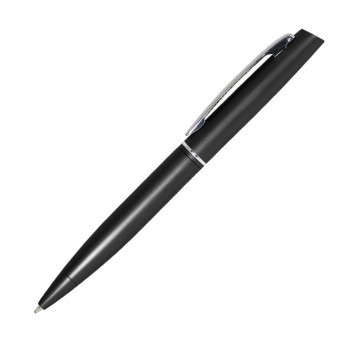 Купить Шариковая ручка, Maestro, поворотный мех-м,корпус-алюминий, матовый, отд-хром, черный
