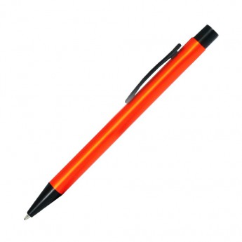 Купить Шариковая ручка, Colt, нажимной мех-м,корпус-алюминий,отделка-детали с черным покрытием, оранжевый