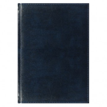 Купить Недатированный ежедневник Madrid 5451 (650U) 145x205 мм синий, красно-черн.графика, белый блок, серебр. срез, обложка-прямые углы