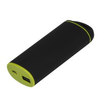 Внешний аккумулятор, Travel Max PB, 4000 mAh, пластик, покрытие-soft touch, 92х46х23 мм, черный/оливковый, транзитная упаковка