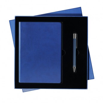 Купить Подарочный набор Portobello/Latte синий (Ежедневник недат А5, Ручка)