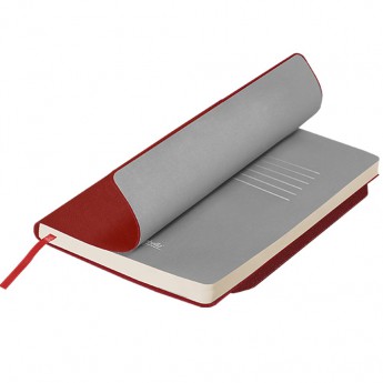 Купить Ежедневник недатированный, Portobello Trend, Monte, 145х210, 256 стр, красный/серый, гибкая обложка