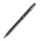 Шариковая ручка, iP, наж. мех-м, корпус- металл, синий, сил. стилус