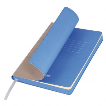 Купить Ежедневник недатированный, Portobello Trend, River side, 145х210, 256 стр, бежевый/голубой (стикер,б/ленты)