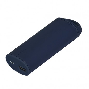 Купить Внешний аккумулятор, Travel Max PB, 4000 mAh, пластик, покрытие-soft touch, 92х46х23 мм, синий, подарочная упаковка с блистером