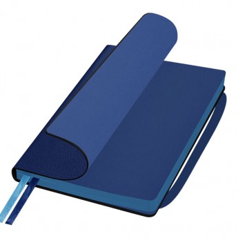 Купить Ежедневник недатированный, Portobello Trend, Chameleon Smart, синий/голубой, 145х210, 256 стр, для лазерной гравировки, срез голубой, 2ляссе