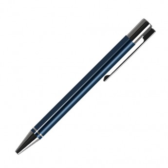 Купить Шариковая ручка, Regatta, корпус-алюминий, покрытие синий матовый, отделка - хром. детали