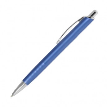 Купить Шариковая ручка, Cardin, нажимной мех-м,корпус-алюминий, матовый, отд.-гравировка, синий/хром