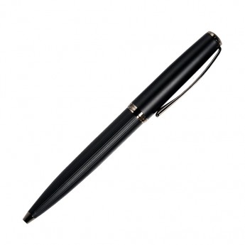 Купить Шариковая ручка, Opera, поворотный мех-м, черный матовый, отделка черный никель