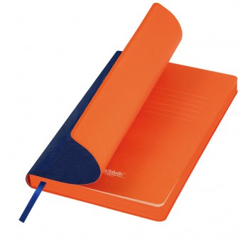 Купить Ежедневник недатированный, Portobello Trend, River side, 145х210, 256 стр, синий/оранжевый(без бум лент, стик)