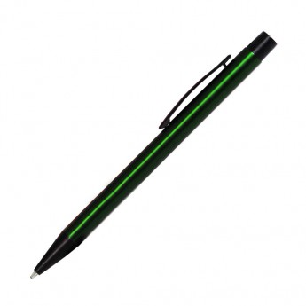 Купить Шариковая ручка, Colt, нажимной мех-м,корпус-алюминий,отделка-детали с черным покрытием, зеленый