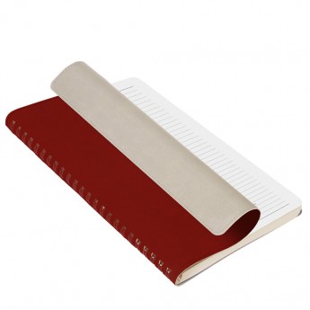 Купить Ежедневник недатированный, Portobello Trend, Vista Smart, красный 145х210, 192 стр, гибкая обложка, полускрытая пружина