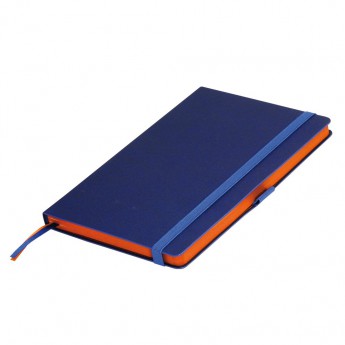 Купить Ежедневник недатированный, Portobello Trend, Blue ocean, 145х210, 256стр,синий/оранжевый (стикер,б/ленты)