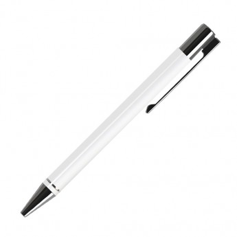 Купить Шариковая ручка, Regatta, корпус-алюминий, покрытие белый, отделка - хром. детали