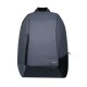 Рюкзак Portobello с защитой от карманников, Migliores, 440х365х130 мм, серый/бирюза
