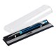 Шариковая ручка, Bali, корпус-алюминий, покрытие синий/голубой, отделка - хром.детали, в упак,с лого