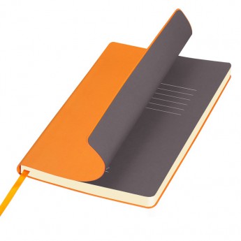 Купить Ежедневник недатированный, Portobello Trend, Sky, 145х210, 256стр, оранжевый (стикер,б/ленты)