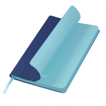 Купить Ежедневник недатированный, Portobello Trend, Latte NEW, 145х210, 256 стр, синий/голубой