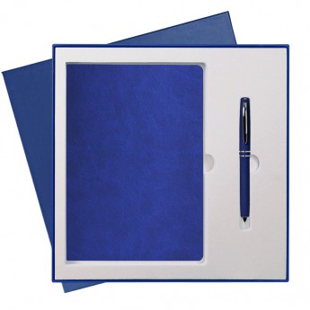Купить Подарочный набор Portobello/Latte синий (Ежедневник недат А5, Ручка) беж. ложемент