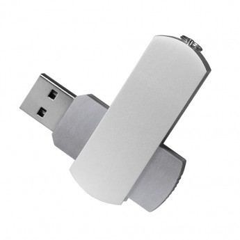 Купить USB Флешка Portobello, Elegante, 16 Gb, Toshiba chip, Twist, 57x18x10 мм, серый