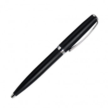 Купить Шариковая ручка, Opera, поворотный мех-м, черный матовый, отделка хром