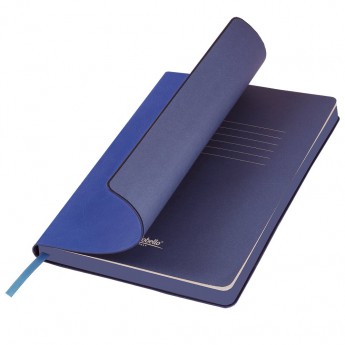 Купить Ежедневник недатированный, Portobello Trend, River side, 145х210, 256 стр, лазурный/синий (стикер, б/ленты)