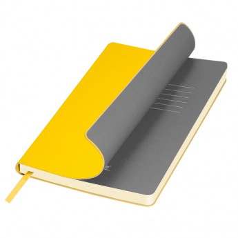 Купить Ежедневник недатированный, Portobello Trend, Sky, 145х210, 256стр, желтый/серый