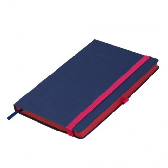 Купить Ежедневник недатированный, Portobello Trend, Aurora, 145х210, 256 стр, синий/красный (новый тип резинки)