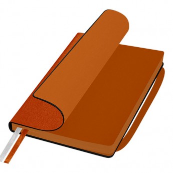Купить Ежедневник недатированный, Portobello Trend, Chameleon Smart, оранжевый/белый, 145х210, 256 стр, для лазерной гравировки, срез оранжевый, 2ляссе