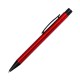 Шариковая ручка, Colt, нажимной мех-м,корпус-алюминий,отделка-детали с черным покрытием, красный
