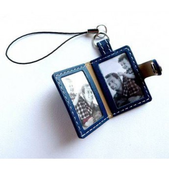 Купить Подвеска малая на мобильный телефон с рамкой для фото, темно-синяя