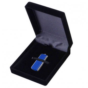 Купить Подарочная коробка для USB-Flash накопителя, черный бархат