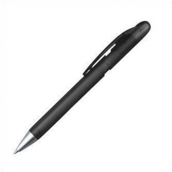 Купить Ручка из пластика наконечник серебристый, полупрозрачный черный корпус