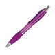 Ручка из полупрозрачного пластика, цвет корпуса и резинки фиолетовый (M Collection)