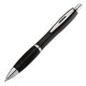 Пластиковая шариковая ручка с металлическим клипом, черная (M Collection)