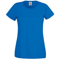 Футболка женская "Original T", ярко-синий_XL, 100% х/б, 145 г/м2 
