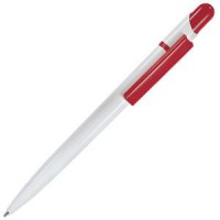 MIR, ручка шариковая, красный/белый, пластик