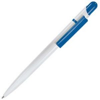 MIR, ручка шариковая, синий/белый, пластик