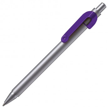 Купить SNAKE, ручка шариковая, фиолетовый, серебристый корпус, металл