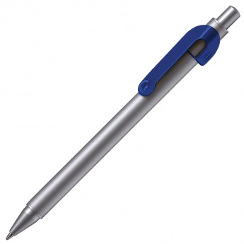 Купить SNAKE, ручка шариковая, синий, серебристый корпус, металл
