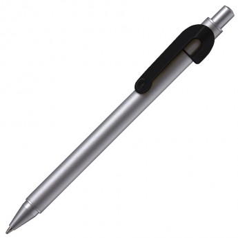 Купить SNAKE, ручка шариковая, черный, серебристый корпус, металл