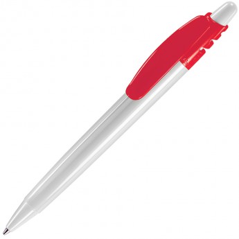Купить X-8, ручка шариковая, красный/белый, пластик