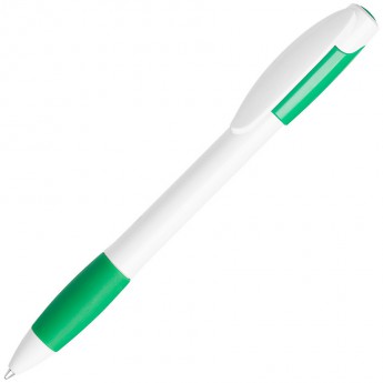 Купить X-5, ручка шариковая, зеленый/белый, пластик