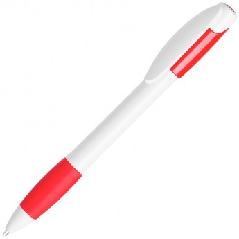 Купить X-5, ручка шариковая, красный/белый, пластик